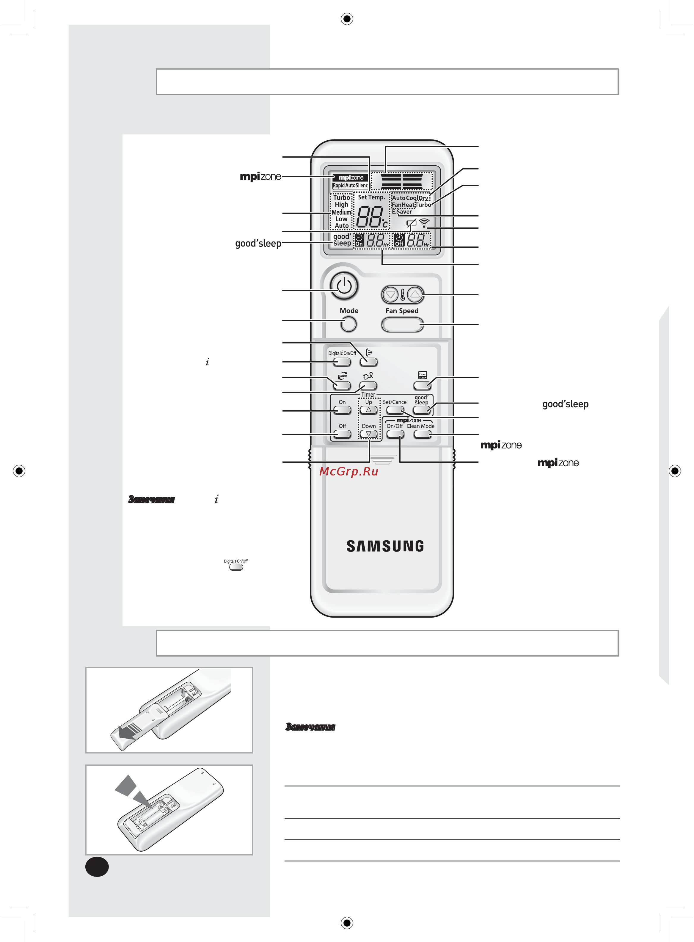 Samsung AQ09VBCNSER Инструкция по эксплуатации онлайн [40/60] 52737