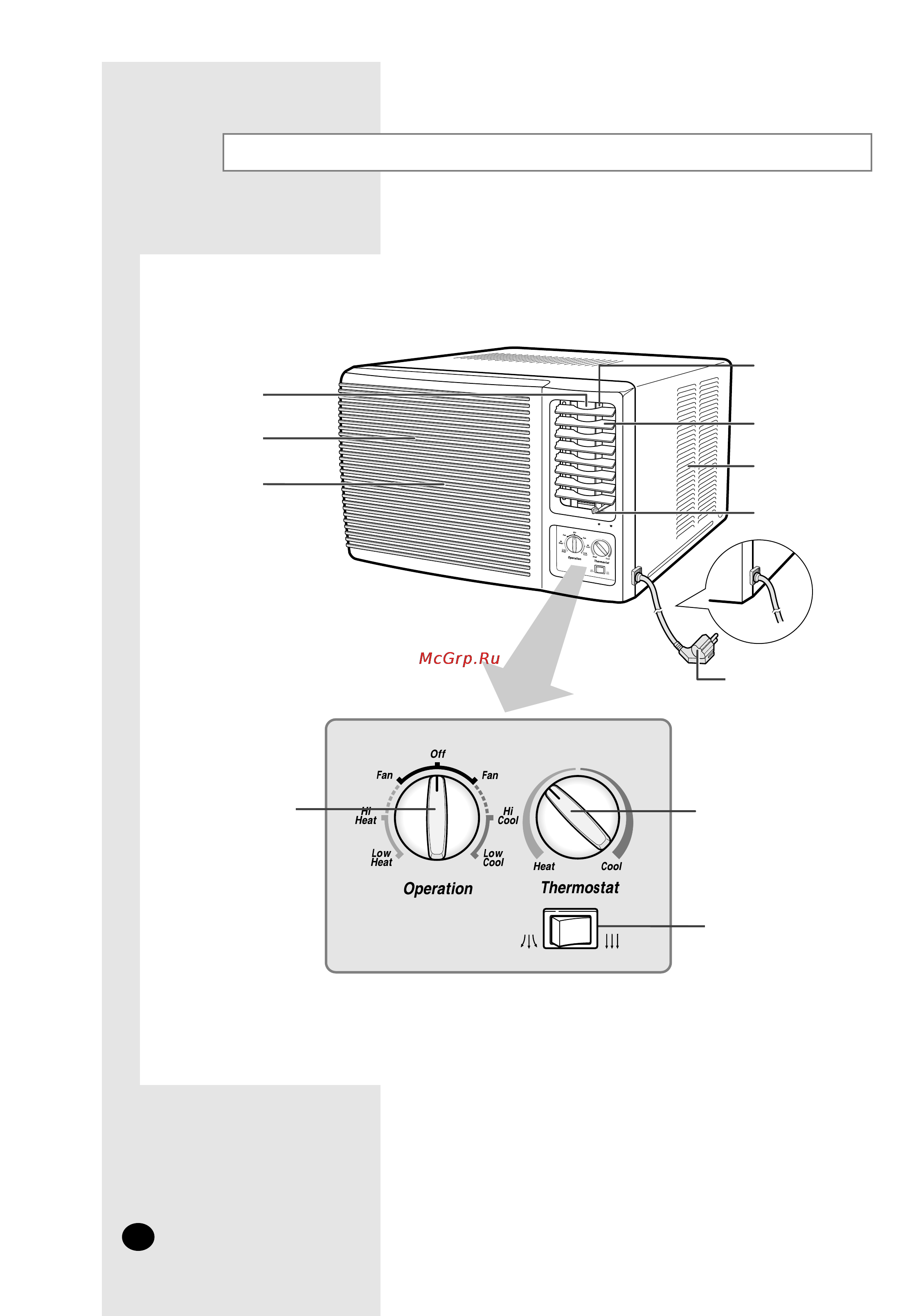 Samsung AZ09F1SEA [4/14] Кондиционер основные компоненты и панель управления