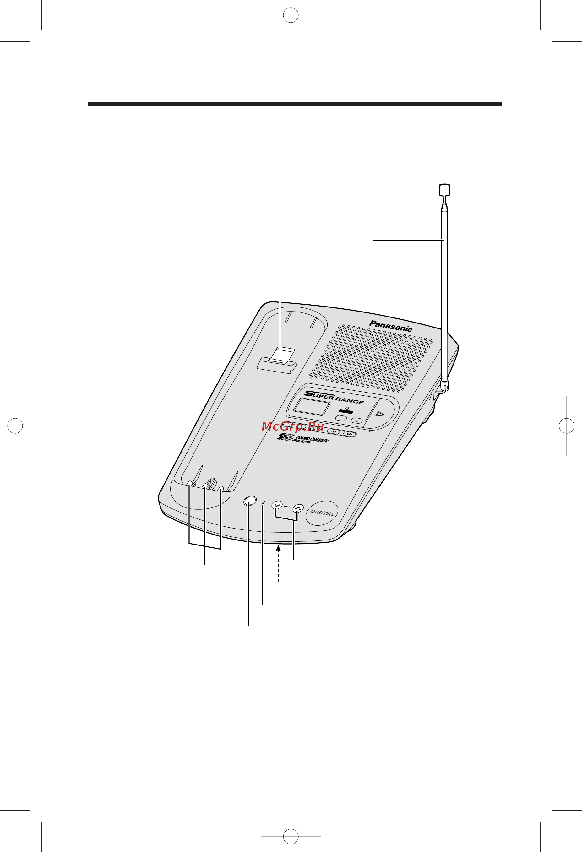 Panasonic KX-TC1045RUB [6/48] Pacgojoòehne opfahob ygpabjehnr