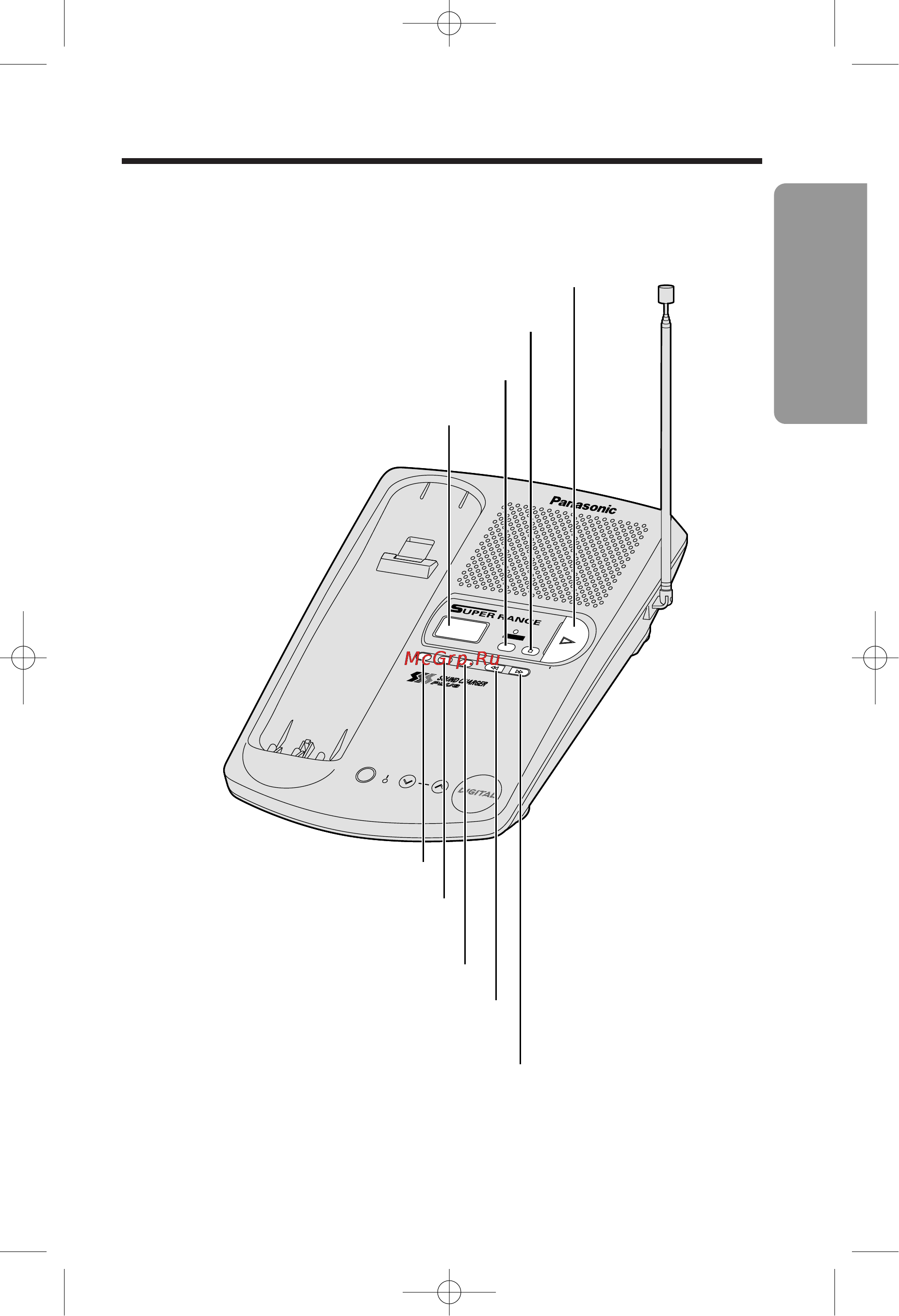 Panasonic KX-TC1045RUB Инструкция по эксплуатации онлайн [7/48] 52769