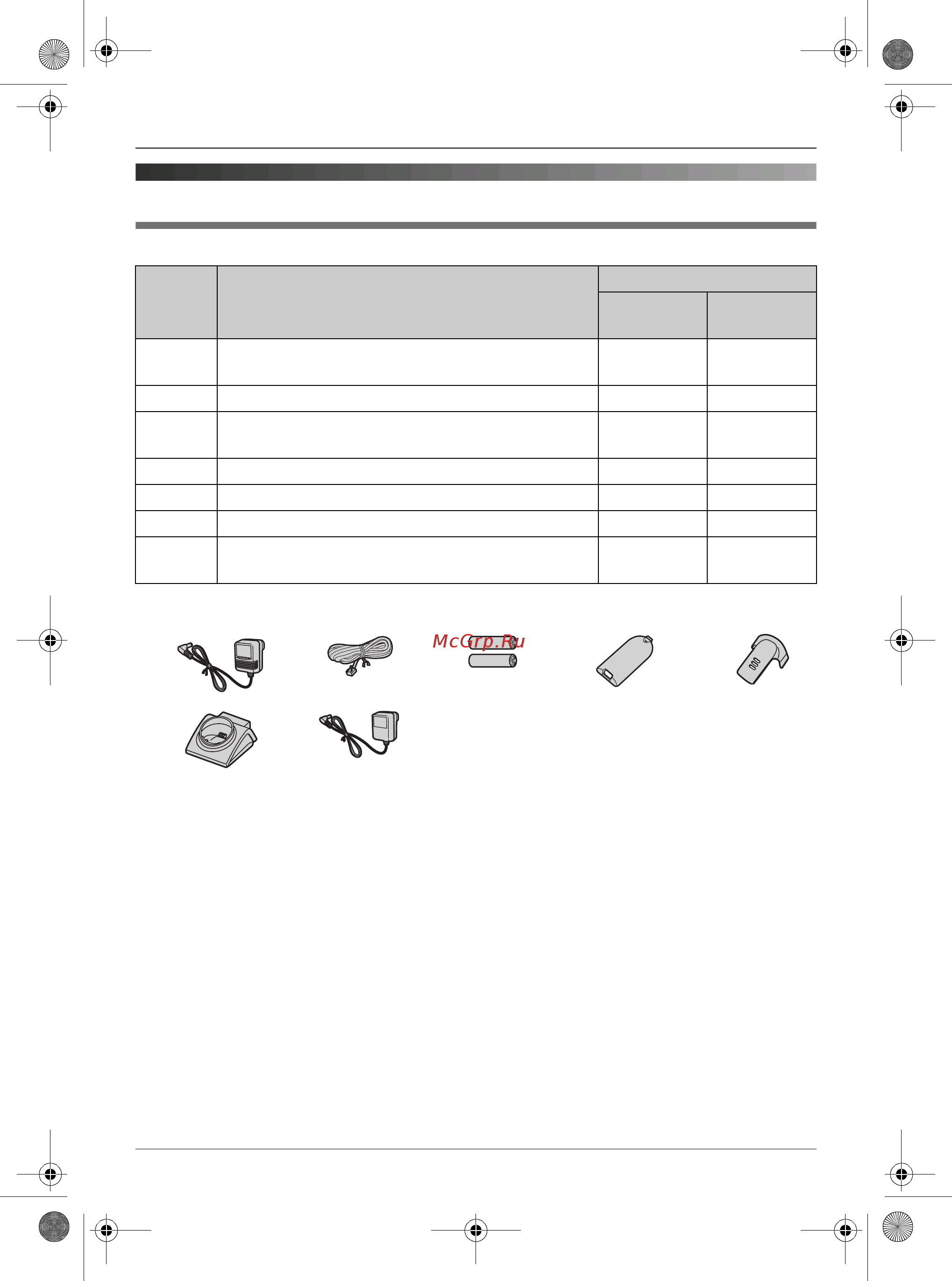 Panasonic KX-TG8125RU [4/60] Kx tg8105 kx tg8125