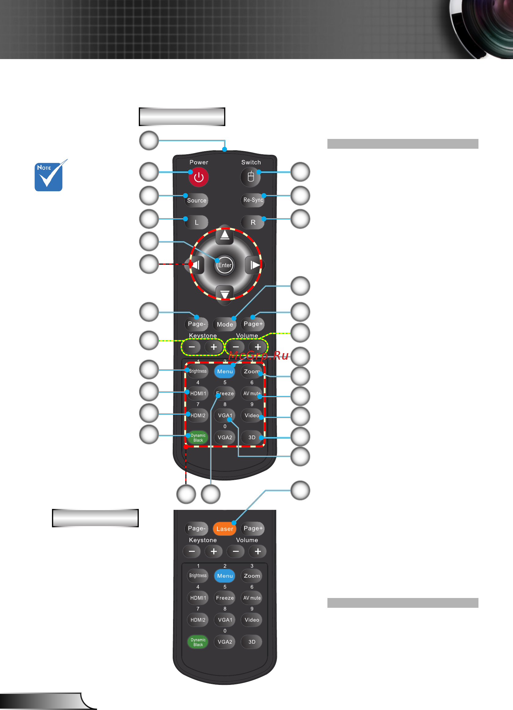 Optoma HD25e [12/72] Installation