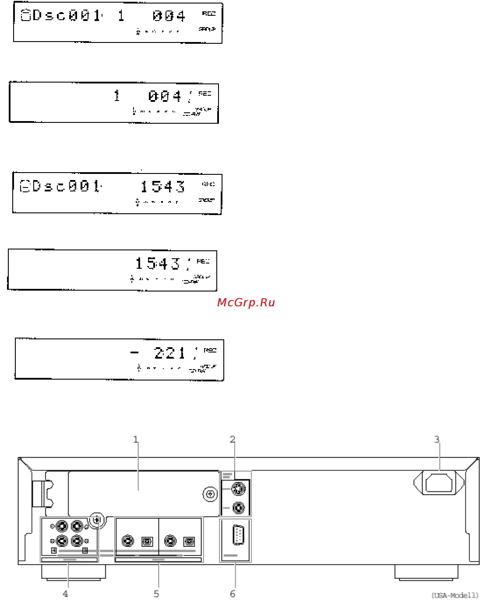 Yamaha CDR-HD1300 [9/32] Задняя панель