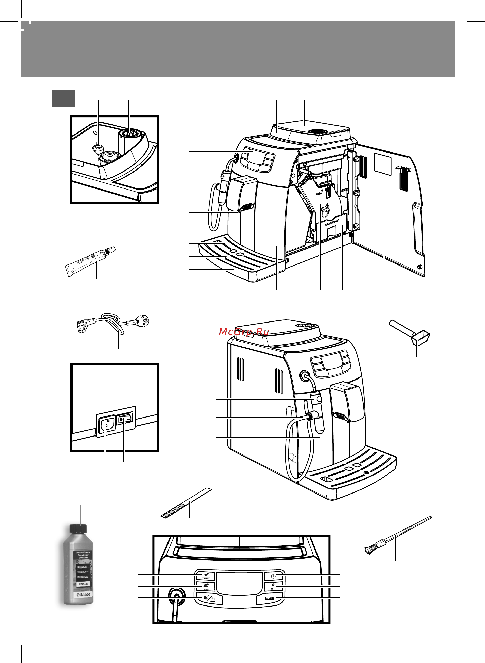 Philips Saeco HD8752/49 Инструкция по эксплуатации онлайн [2/44] 52862