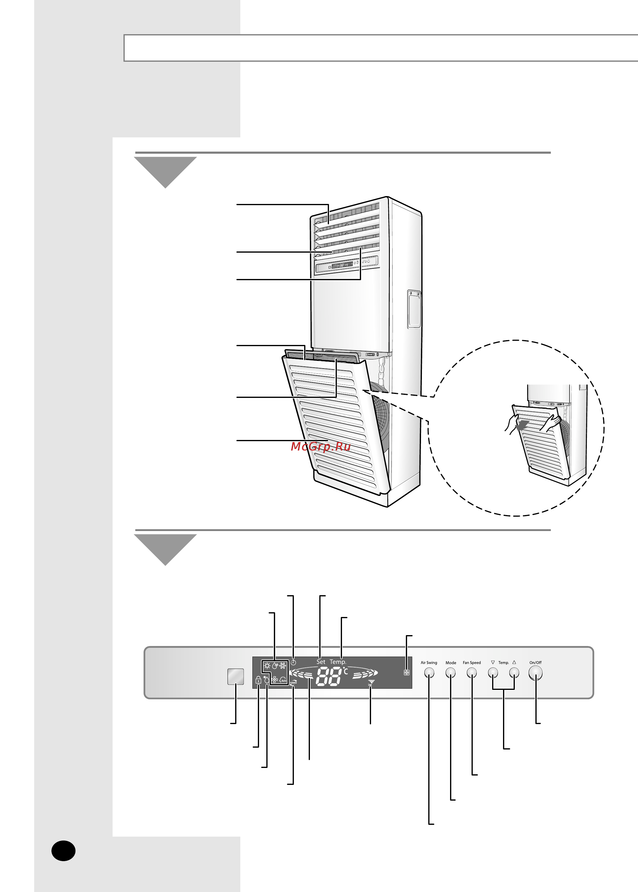 Samsung APH503QG [4/24] View of the unit