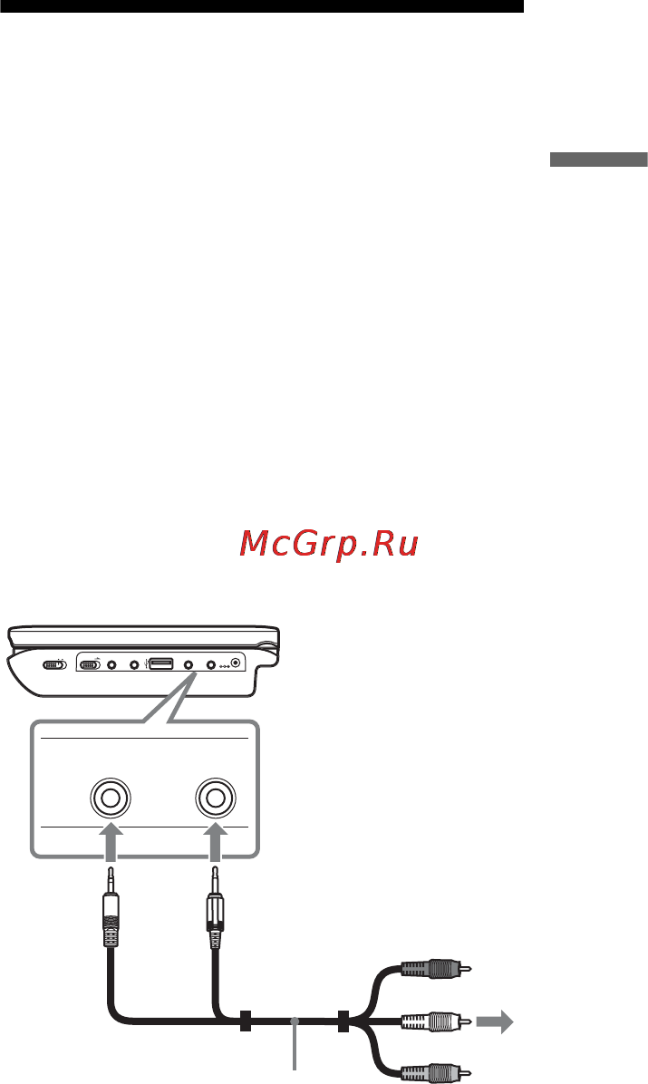 Sony DVP-FX770 Red [11/68] Подключение к телевизору