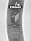 Fellowes P-58Cs Инструкция по эксплуатации