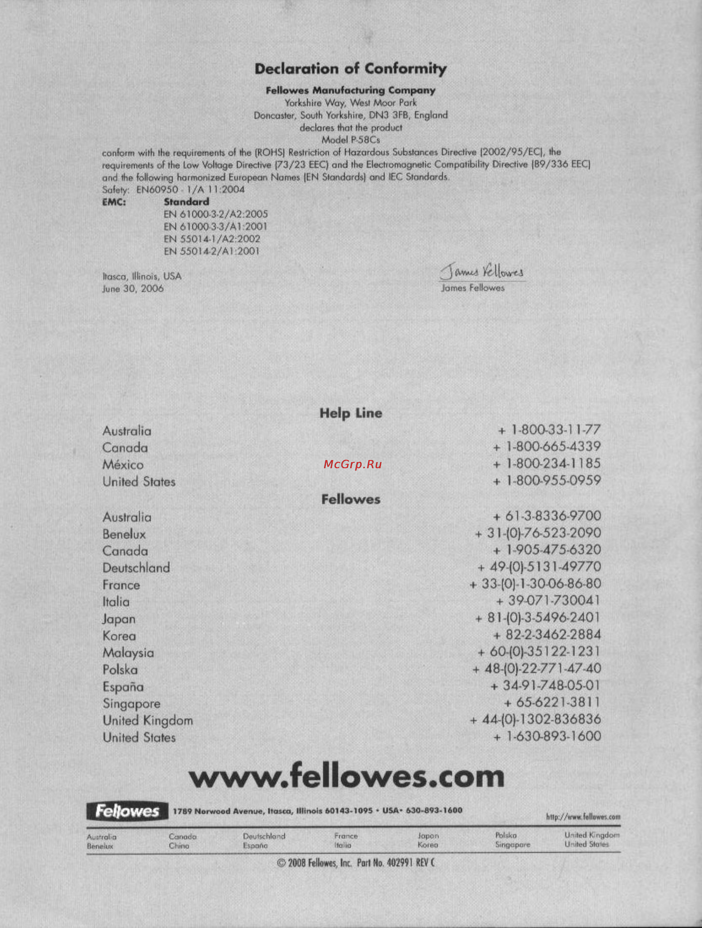 Fellowes P-58Cs [4/4] Fellowes