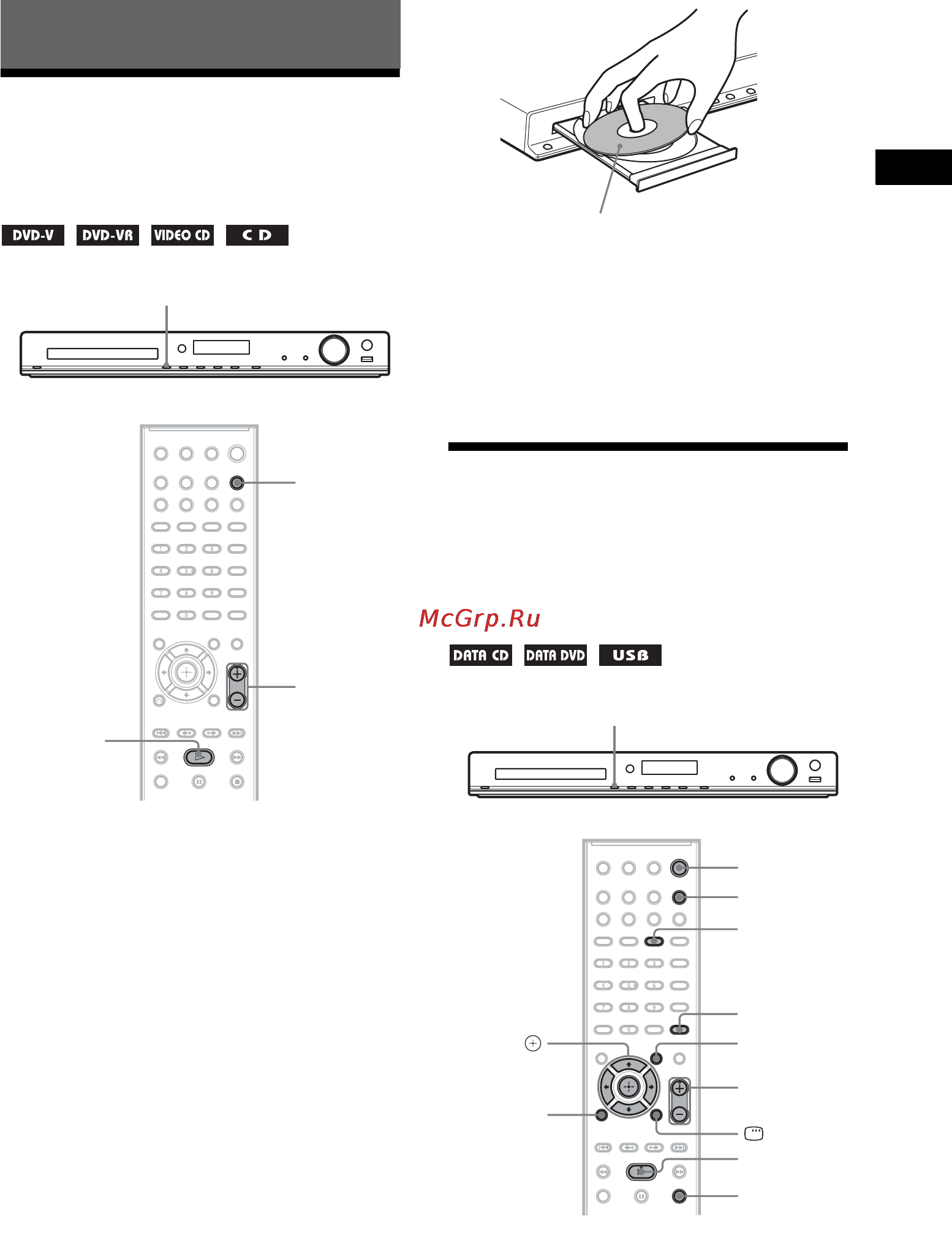 Sony DAV-DZ840M [35/175] Воспроизведение файлов на диске устройстве usb