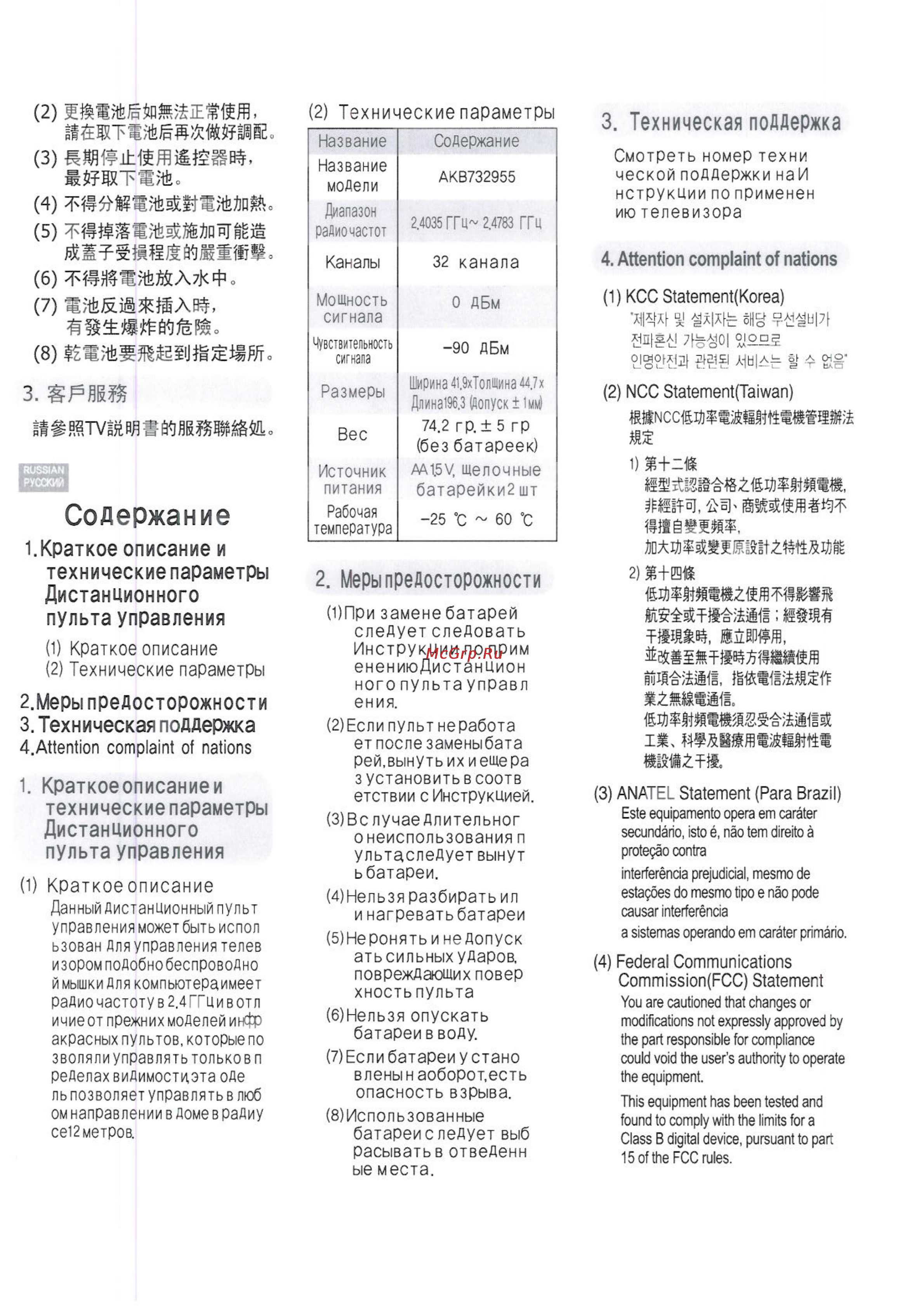 LG AN-MR200 [2/2] Краткое описание и
