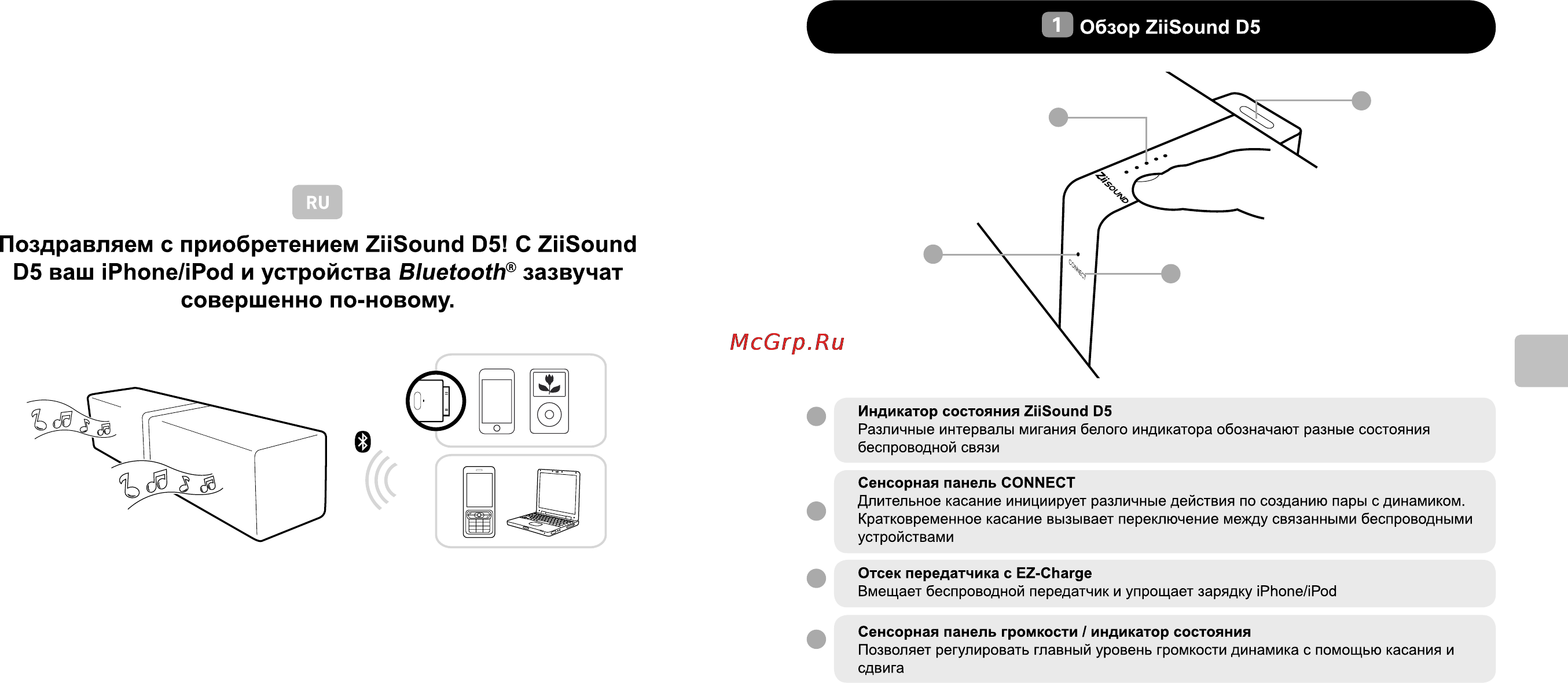 Creative D5 (MF8080) Инструкция по эксплуатации онлайн [2/8] 53189