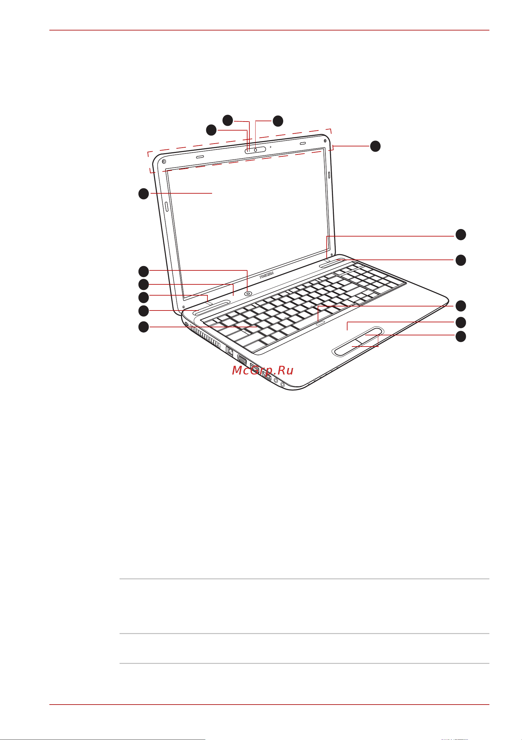Toshiba Satellite L750-134 [43/205] Имеется в некоторых моделях внешний вид компьютера зависит от приобретенной модели