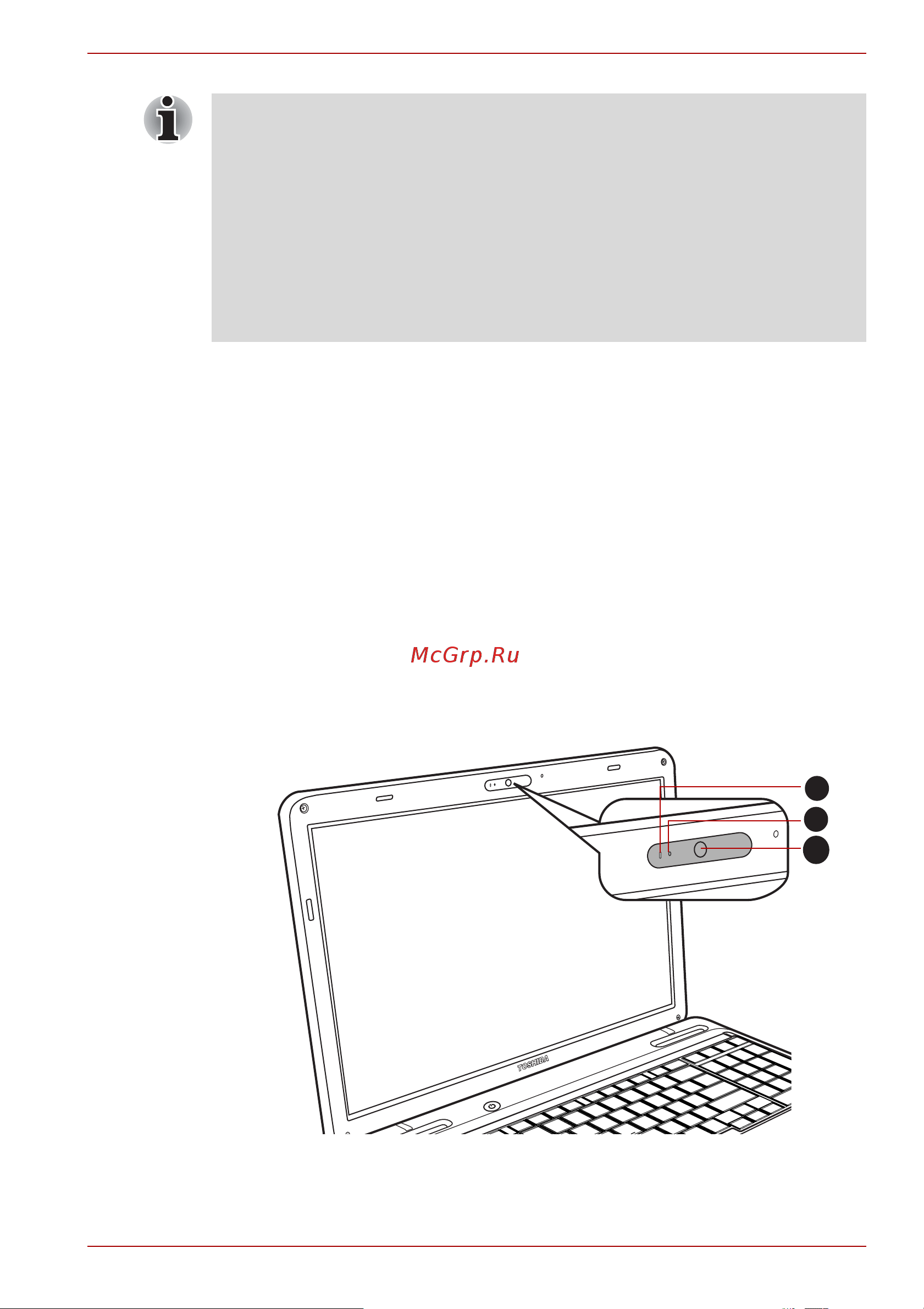 Toshiba SATELLITE L755-A1S [82/205] Веб камера
