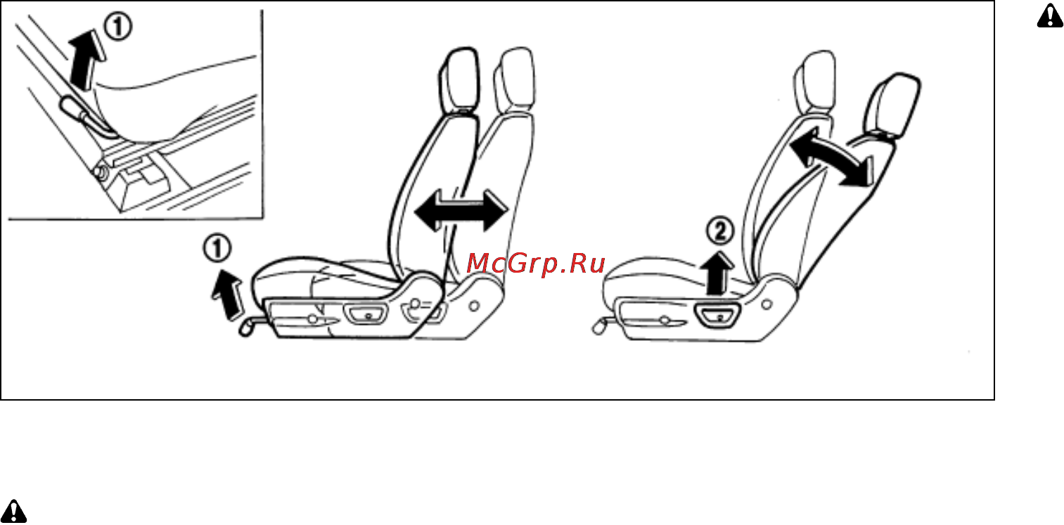 Nissan NP-300 [8/206] Наклон спинки сиденья за исключением сиденья диванного типа