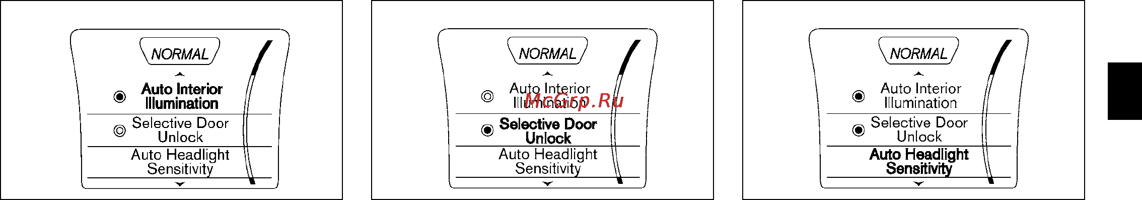 Nissan Juke [69/275] Auto interior illumination автоматическое включение освещения салона для некоторых вариантов исполнения автомобиля