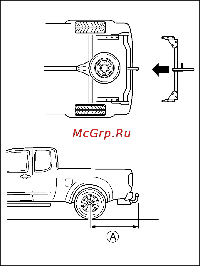 Nissan Navara [214/289] Система определения наличия прицепа для некоторых вариантов исполнения автомобиля