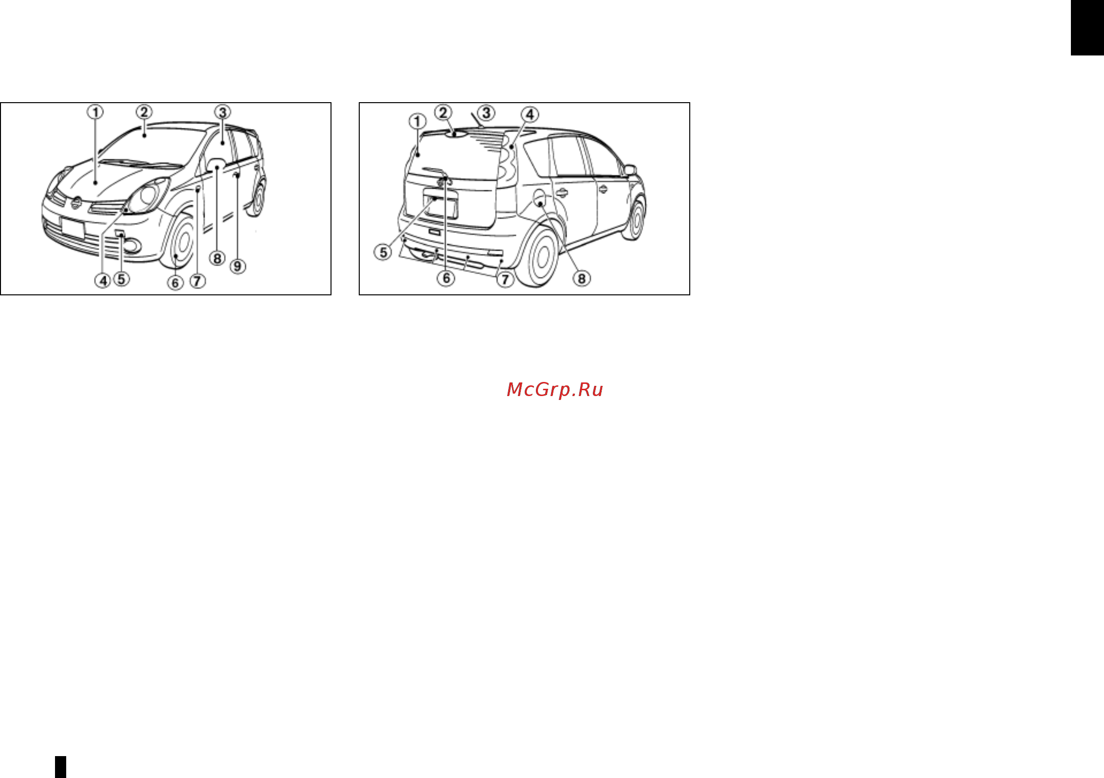 Nissan Note [8/229] Внешний вид спереди и сзади