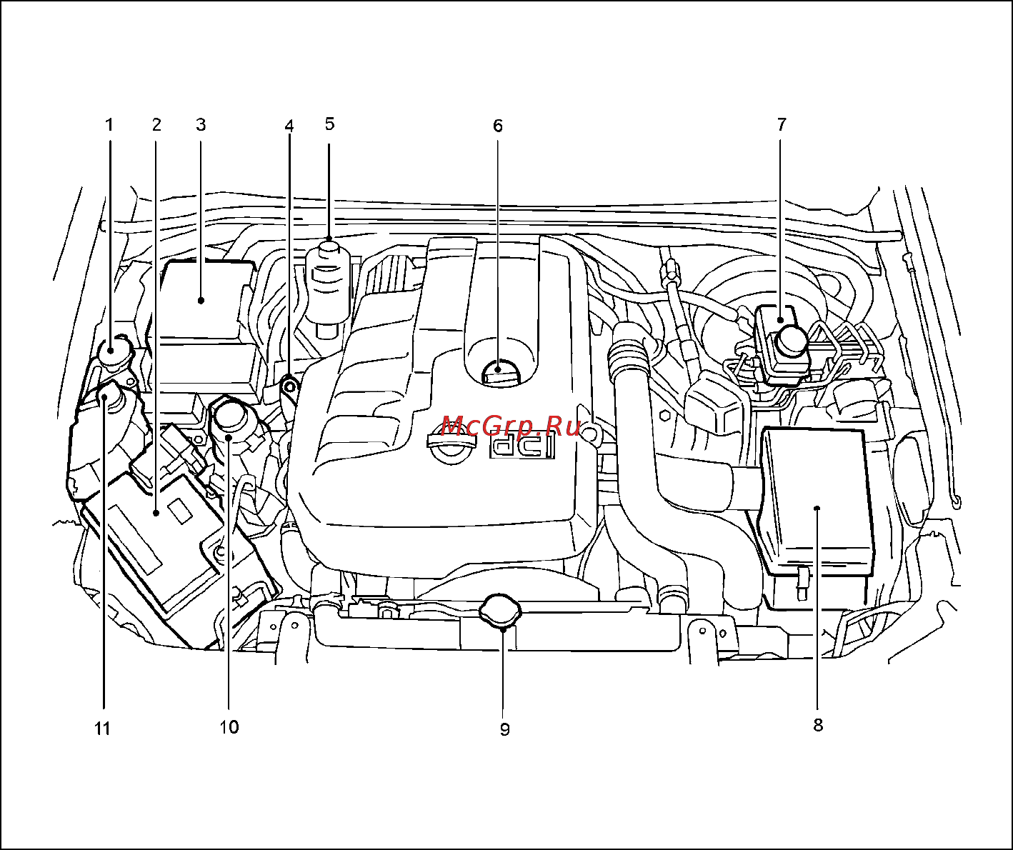 Nissan Pathfinder [14/300] Двигатель yd25ddti модели с левосторонним управлением