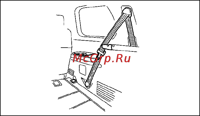 Nissan Pathfinder [28/300] Уход за ремнями безопасности