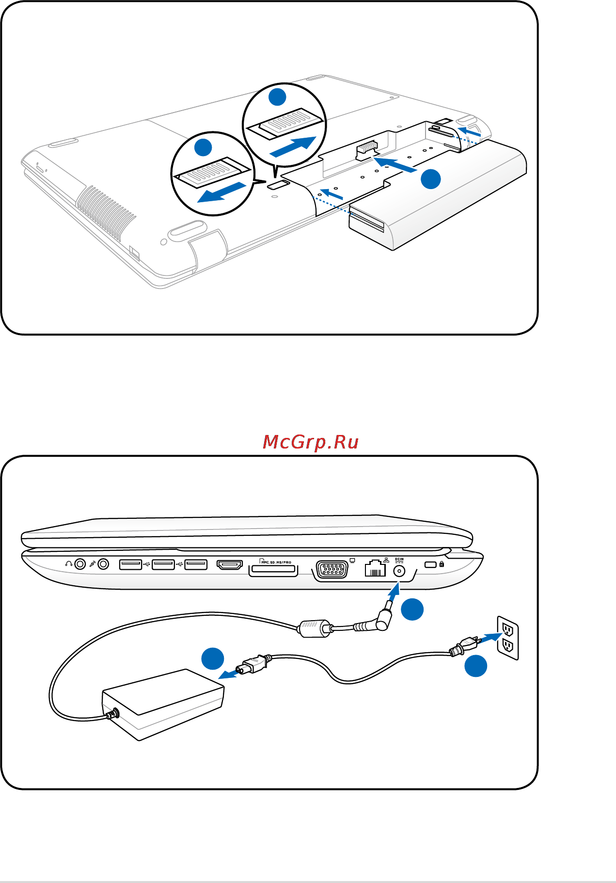 Asus K73TK [11/116] Подготовка за работа на notebook pc