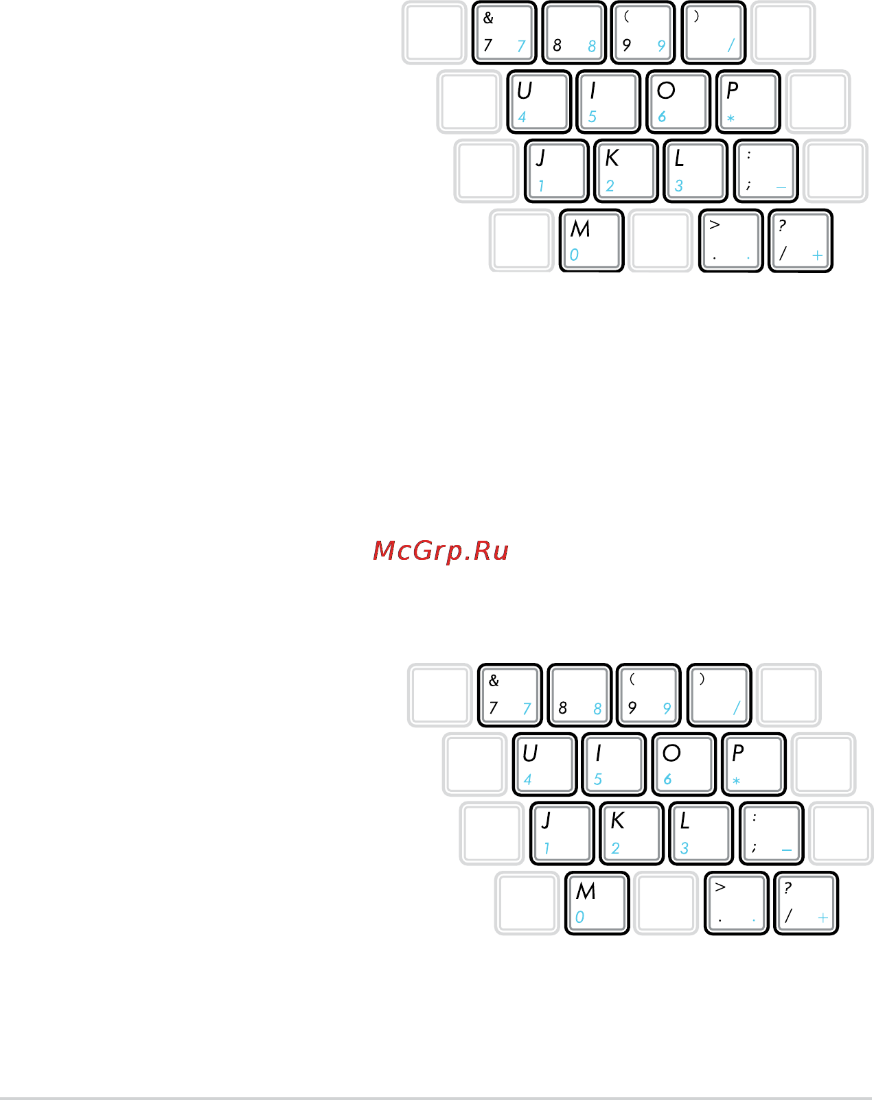 Asus K73TK [44/116] Клавиатурата като стрелки