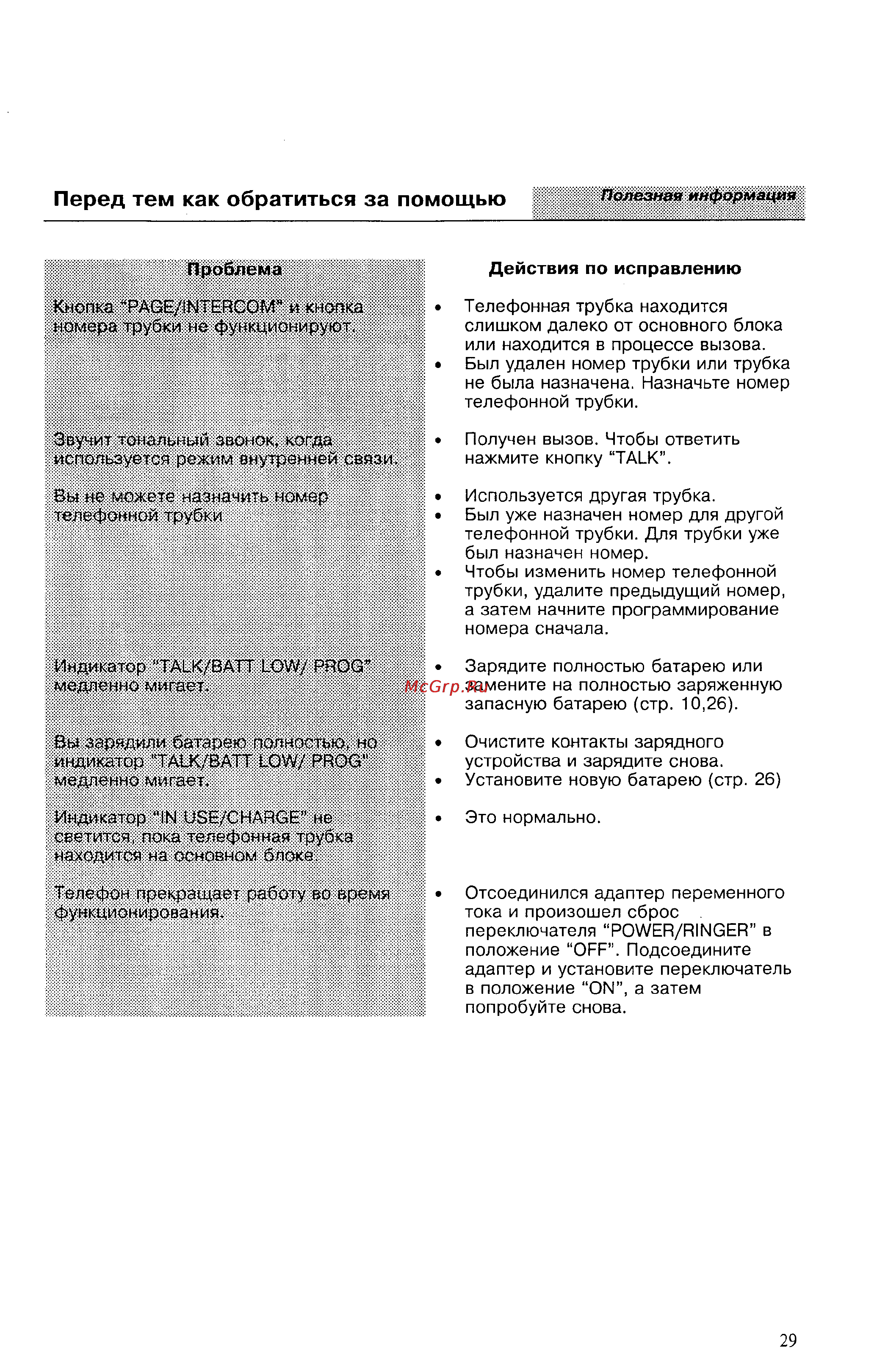 Panasonic KX-T9350BX Инструкция по эксплуатации онлайн [29/32] 53353