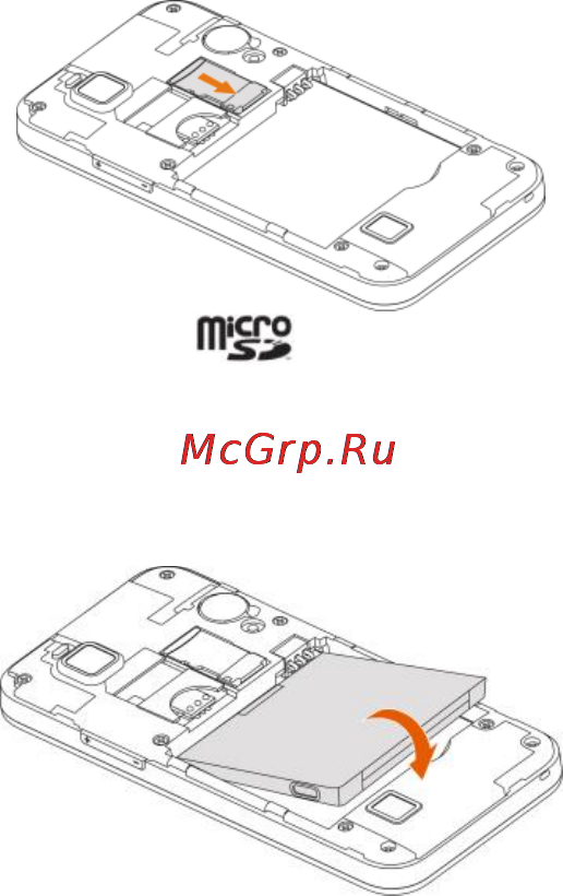 Zte ATLAS W [15/113] Removing the battery and sim microsd card