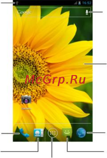 Zte V970M Grand-X [20/158] Getting to know the home screen