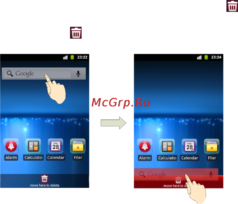 Zte KIS [37/118] Removing items from your home screen