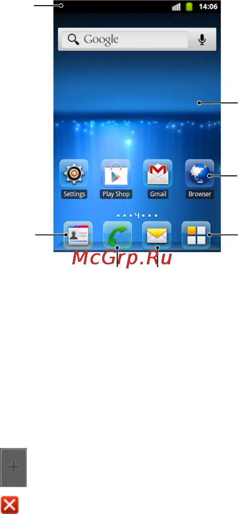 Zte KIS LITE [34/117] Extended home screens