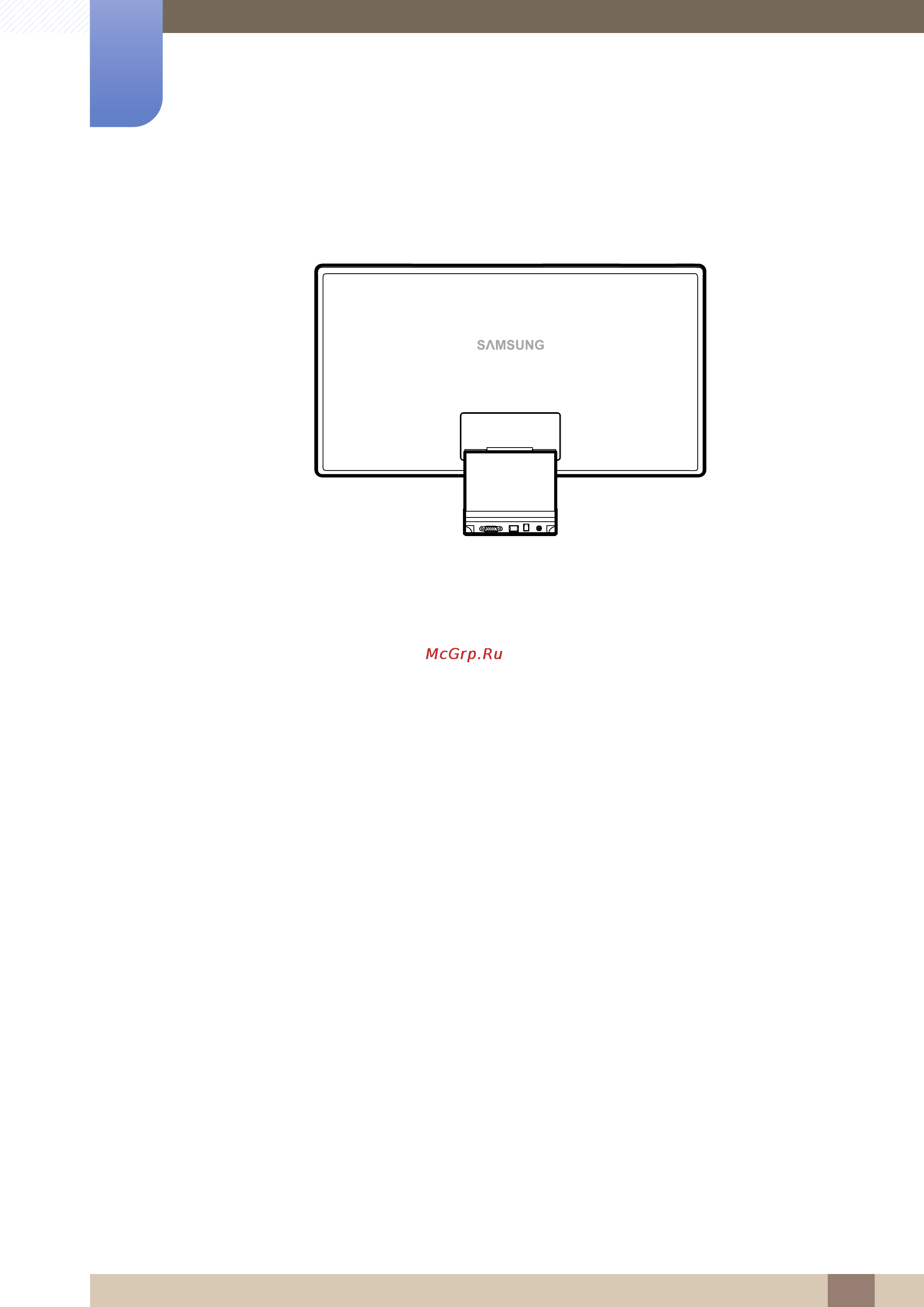 Samsung C27A750X [43/107] Перед подключением