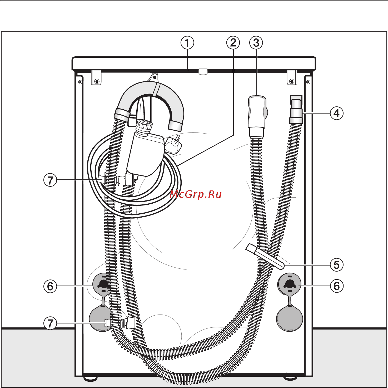 Miele W5963 WPS White [55/80] Âèä ñçàäè 55