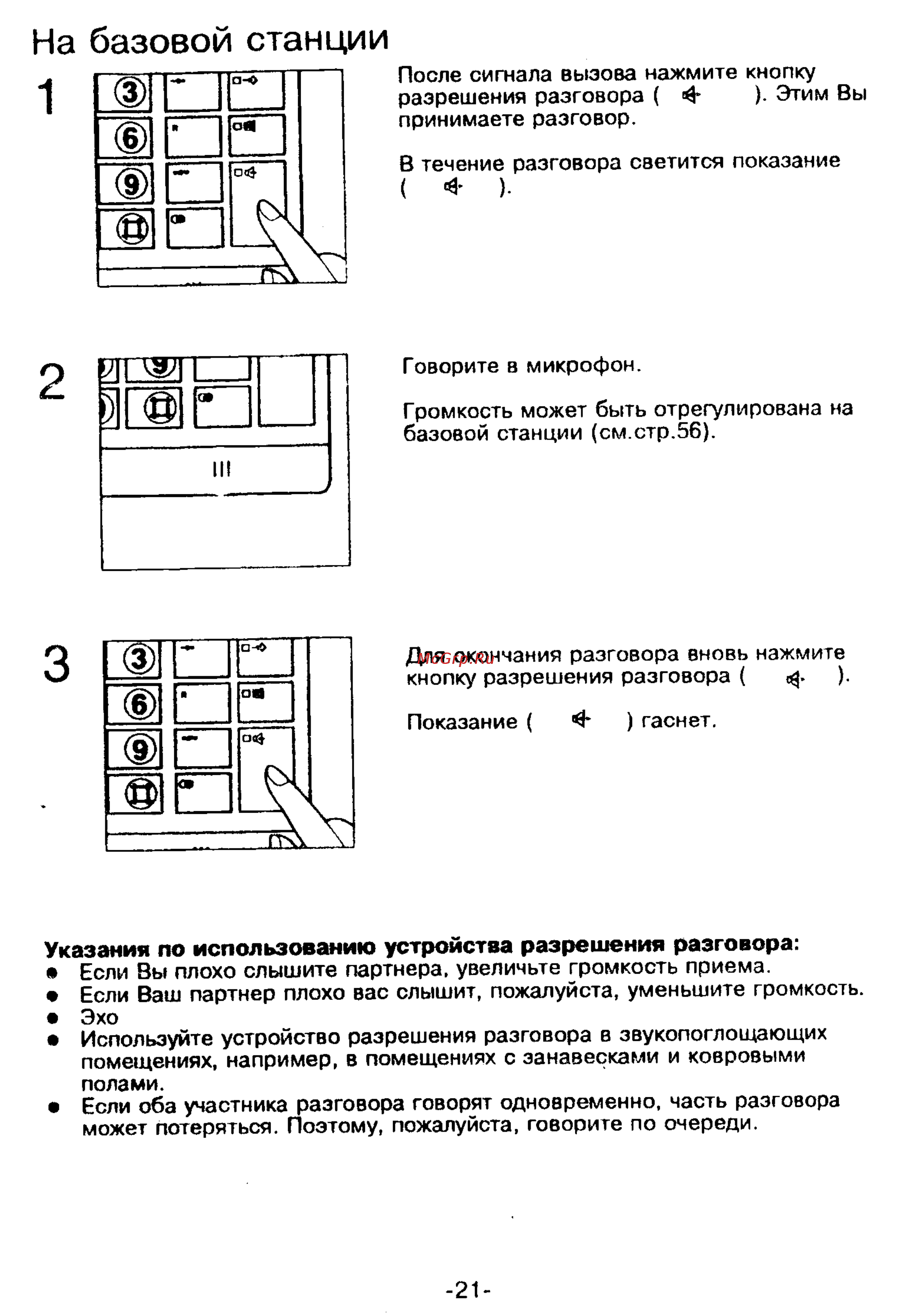 Panasonic KX-T9250 [21/91] На базовой станции