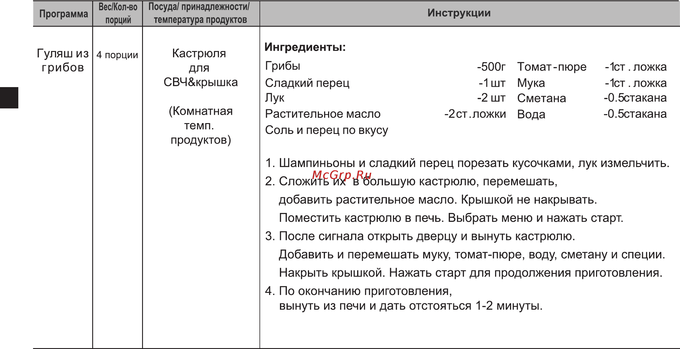 LG MH-6346HQM Инструкция по эксплуатации онлайн [22/33] 5102