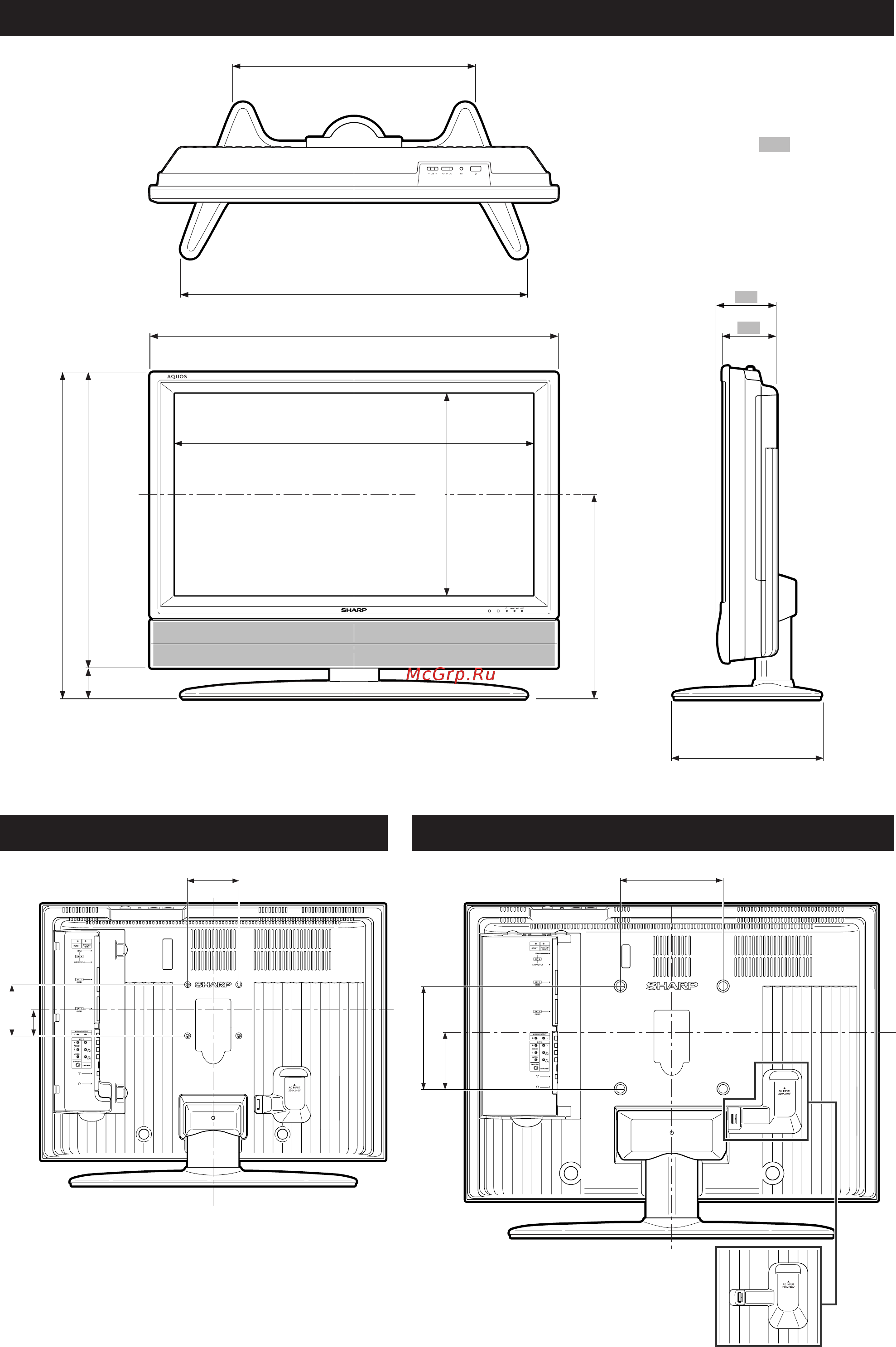 Sharp LC-32P50E [23/24] Lc 26 р5 oe lc 32 37p50e
