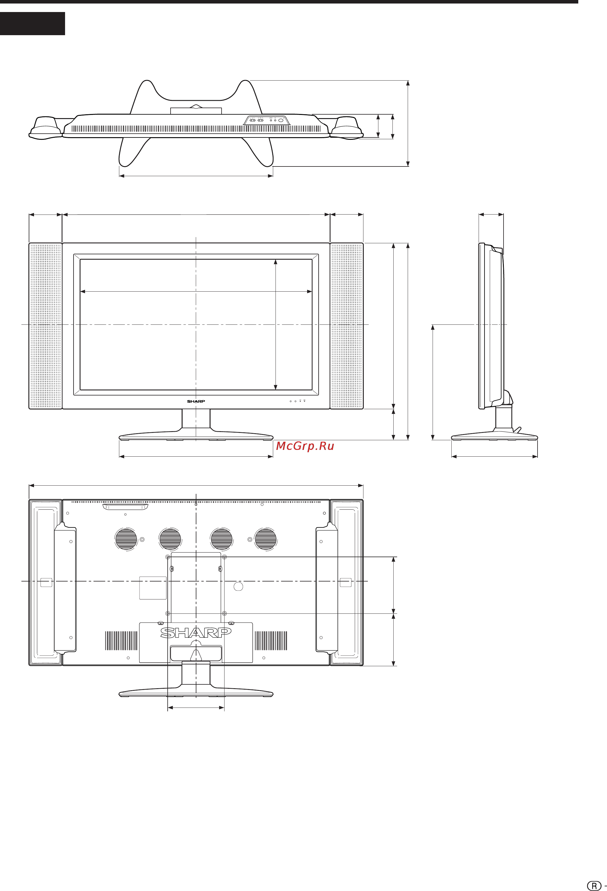 Sharp LC-37HV4E Инструкция по эксплуатации онлайн [75/78] 53634
