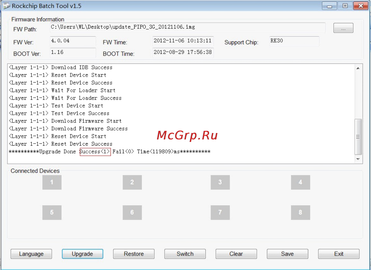 Pipo Max-M8 pro [24/25] Указания по установке usb драйвера rock chip