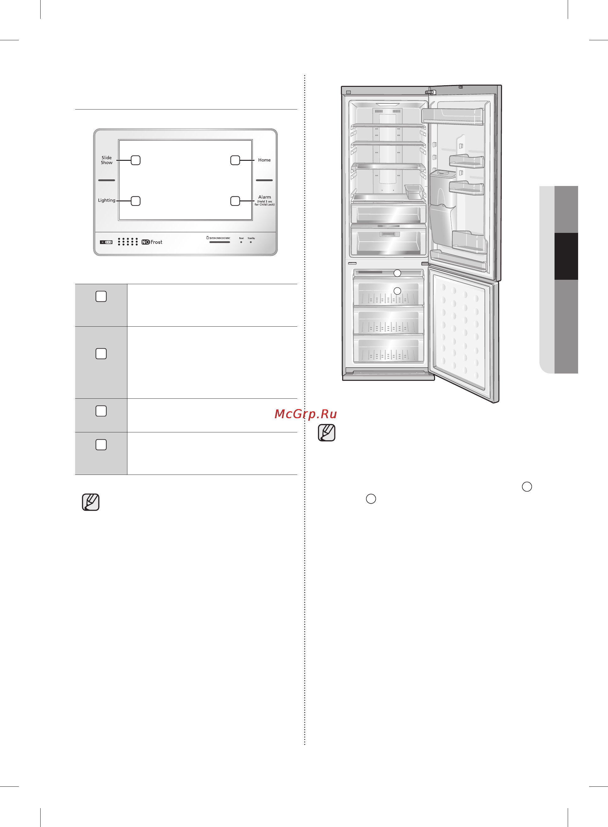 Samsung RL-57 TEBIH [179/184] Boshqaruv panelini tekshirib ko rish c tur