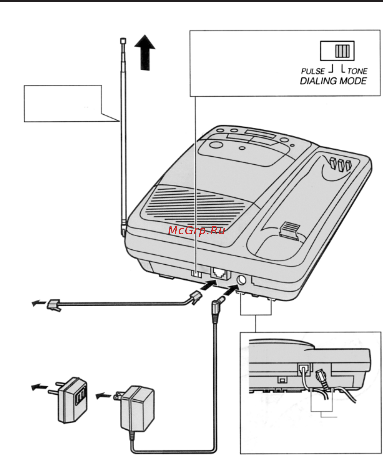 Panasonic KX-TCM438BX [10/52] Подключение