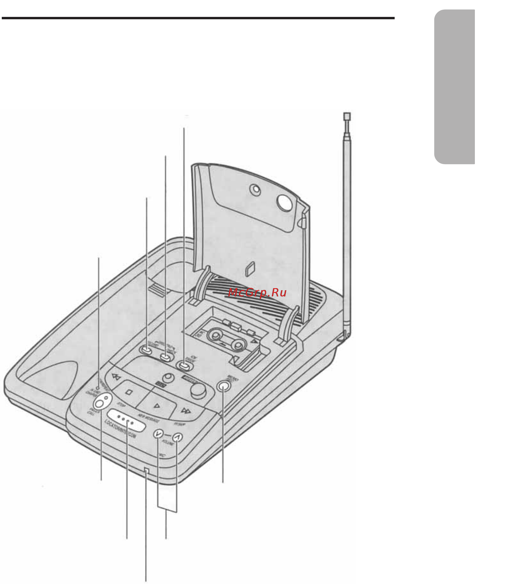 Panasonic KX-TCM438BX Инструкция по эксплуатации онлайн [7/52] 53704
