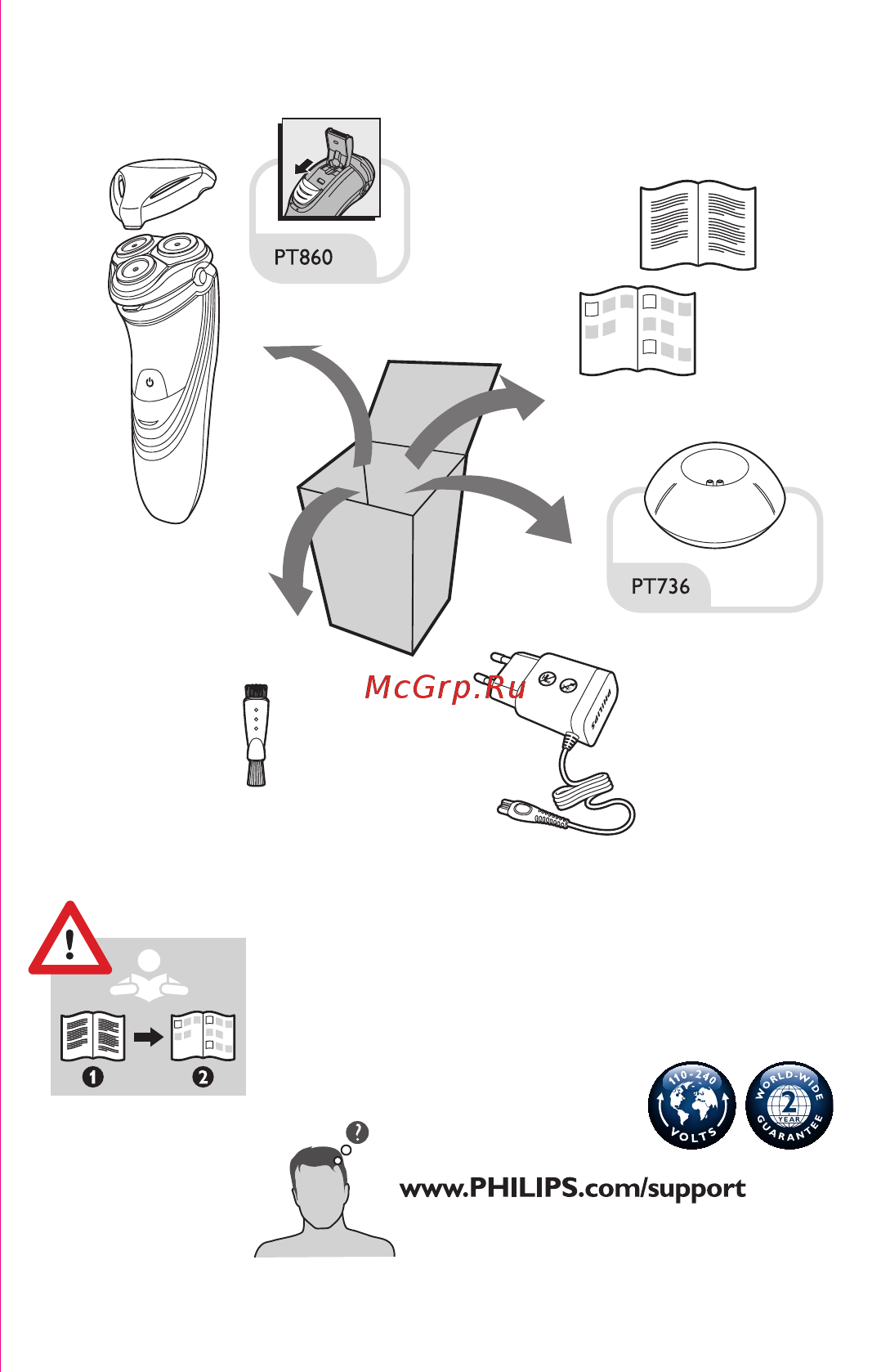 Philips PT725/16 Инструкция по эксплуатации онлайн [2/12] 53792