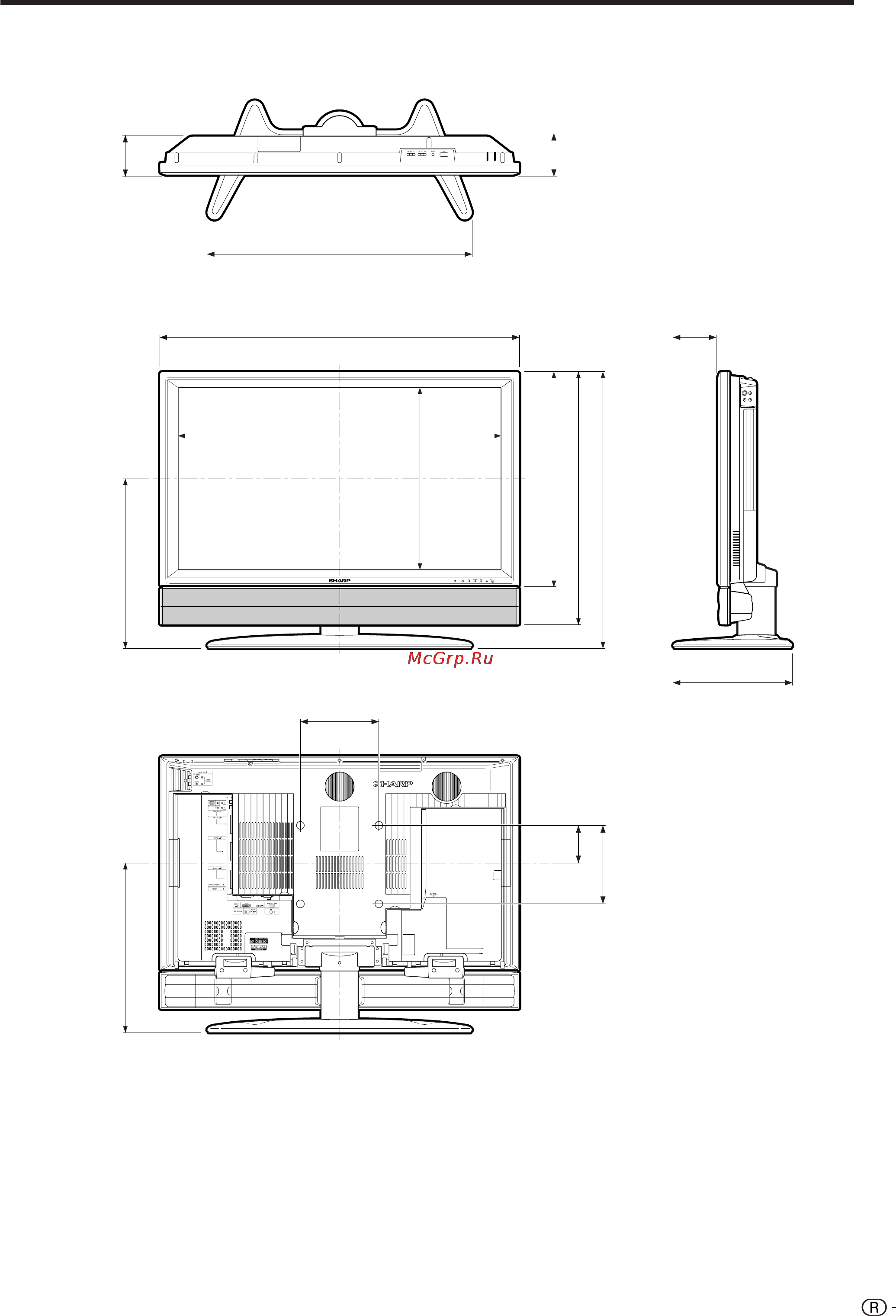 Sharp LC-37GA3E Инструкция по эксплуатации онлайн [59/61] 53793
