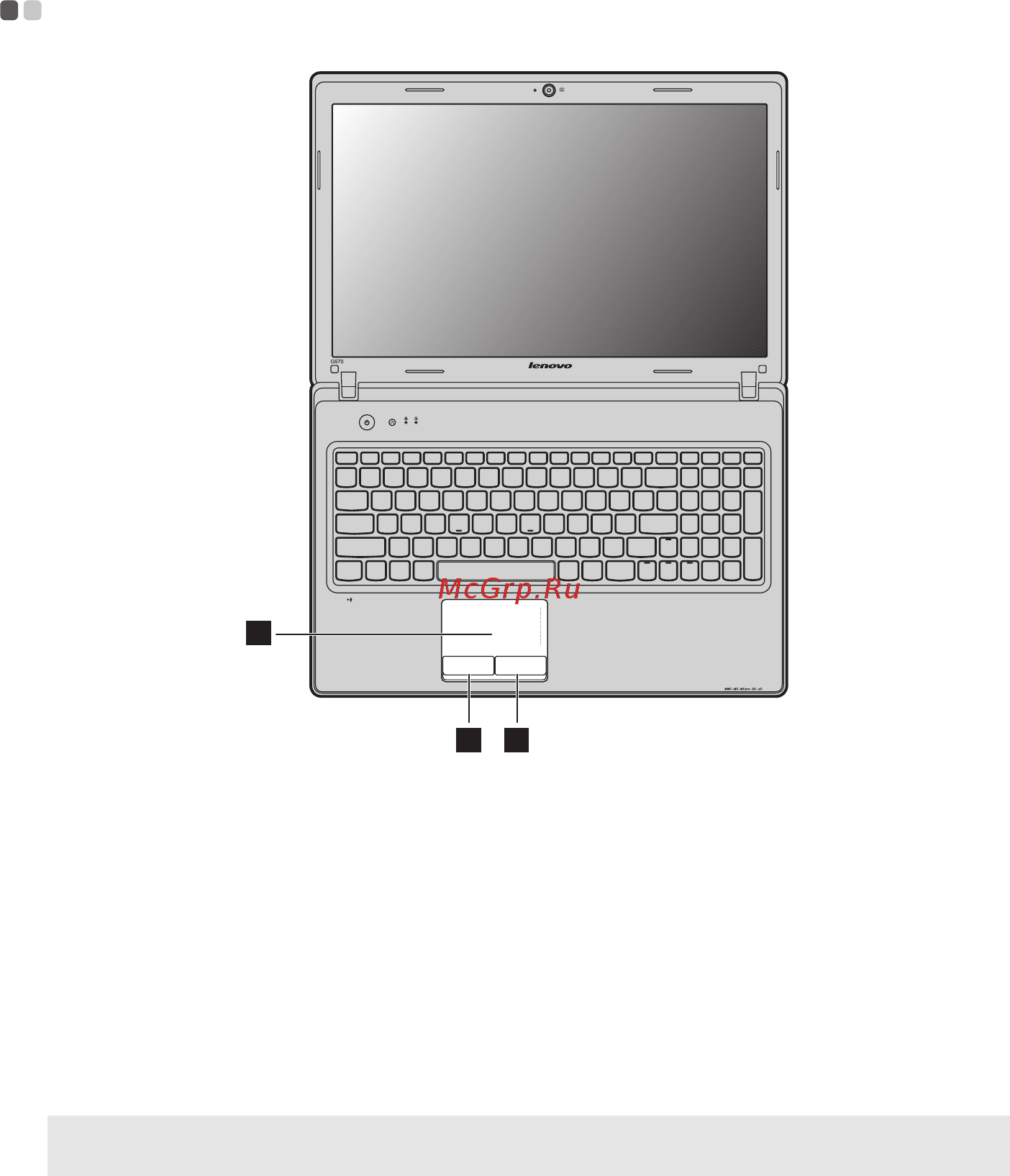 Lenovo Idea Pad G570A 59329791 [18/48] Использование сенсорной панели
