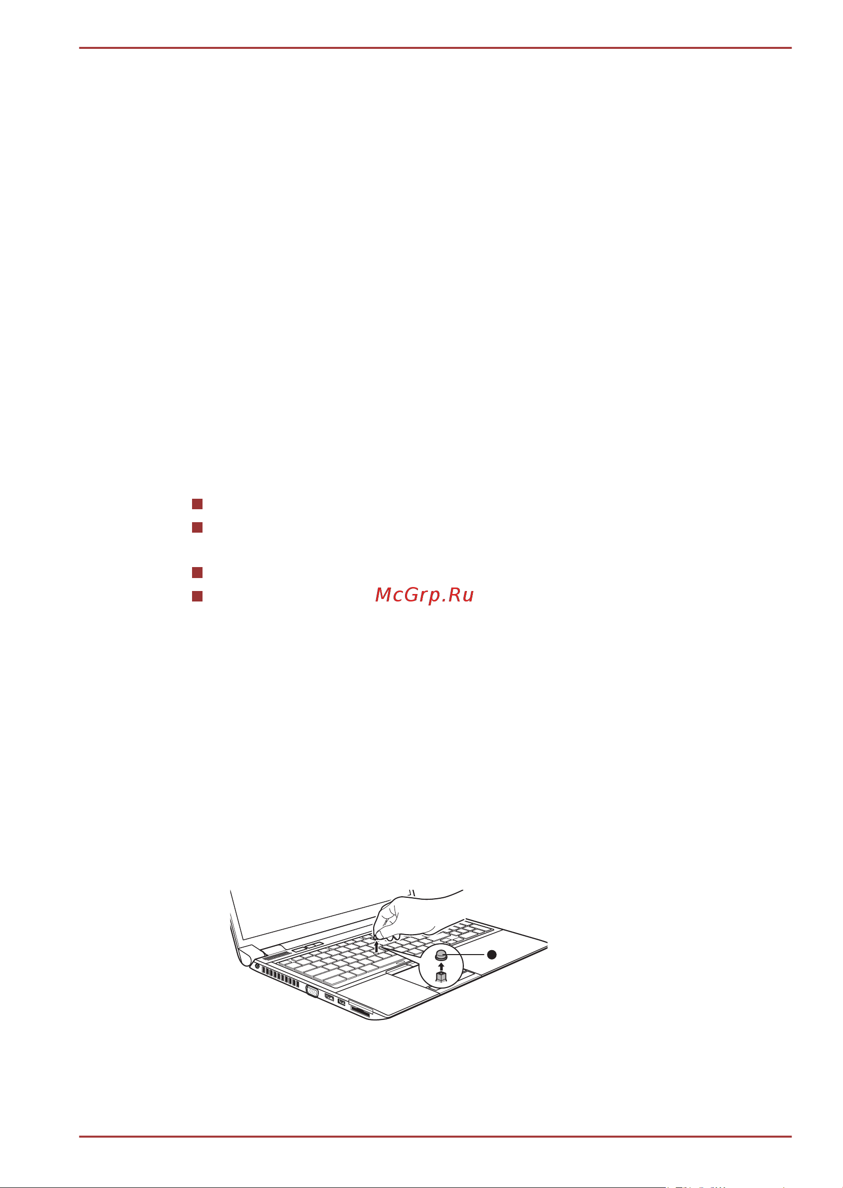 Toshiba Portege R830-126 [78/249] Использование манипулятора accupoint