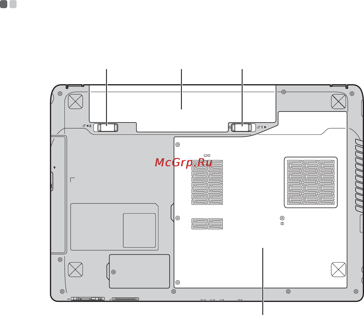 Lenovo Y570 /59313396/ [13/54] Вид снизу
