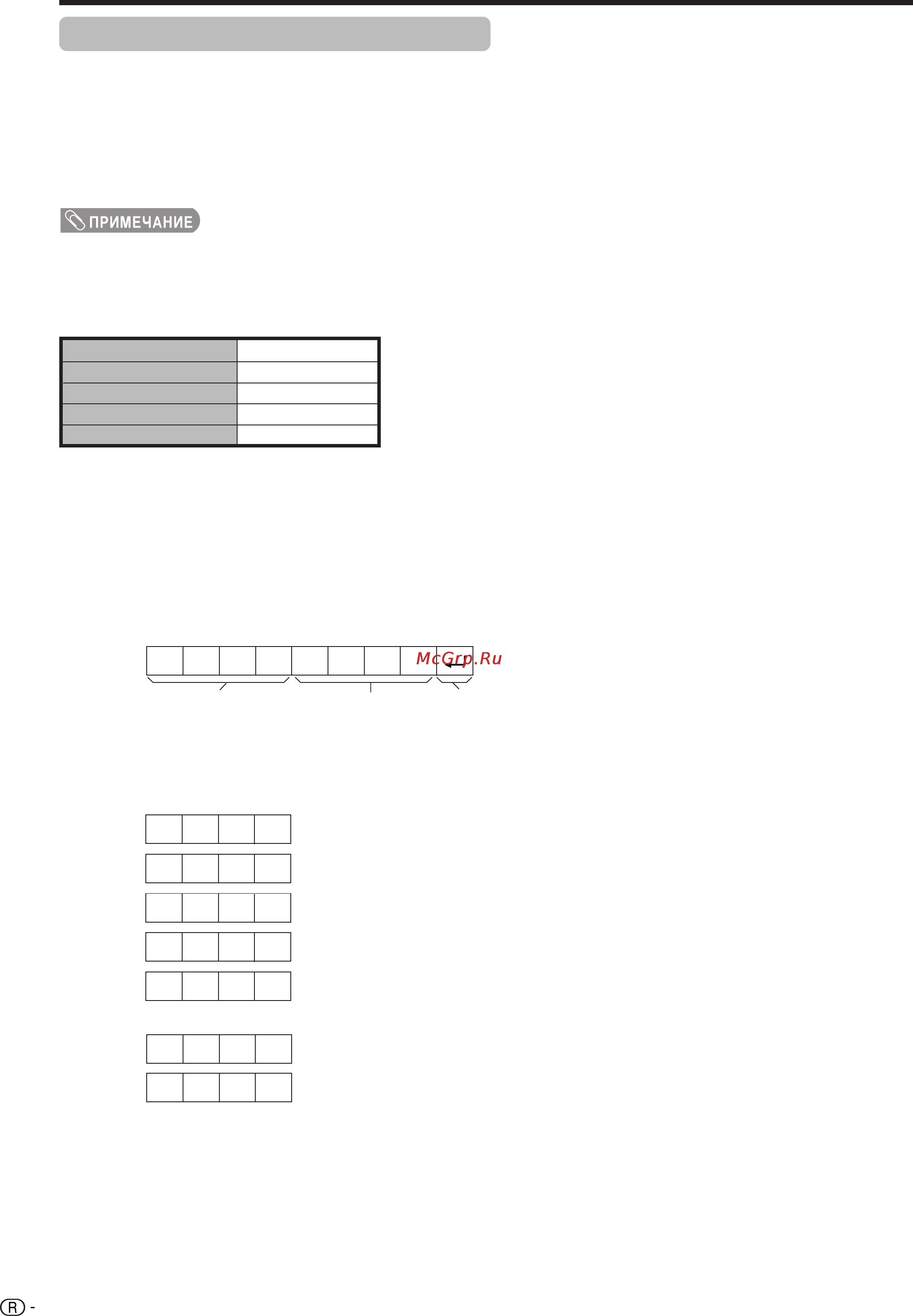 Sharp LC-32GA4E [56/62] Технические характеристики порта р5 232с