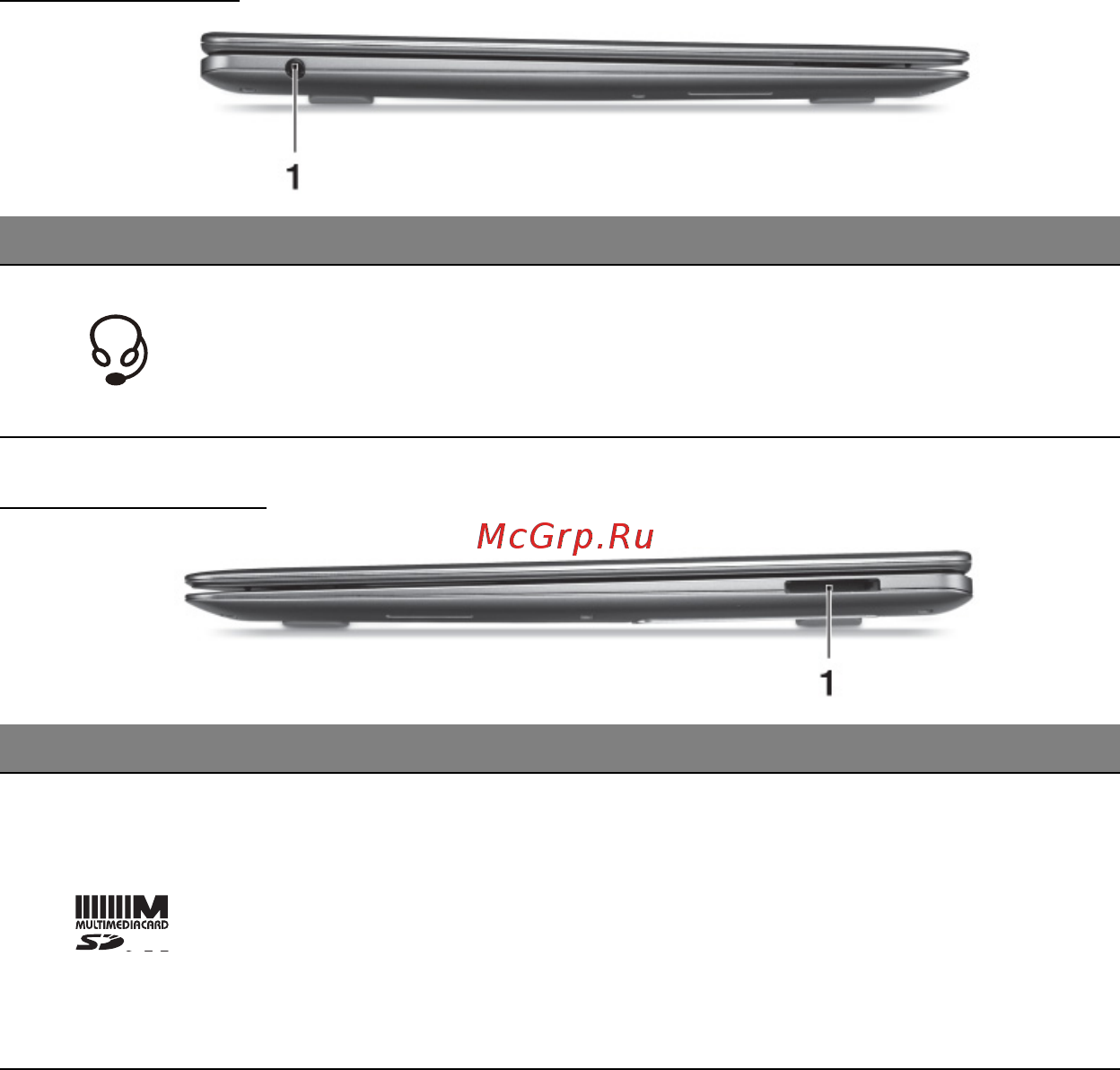 Acer S3-951-2634G52ISS [28/97] Вид слева
