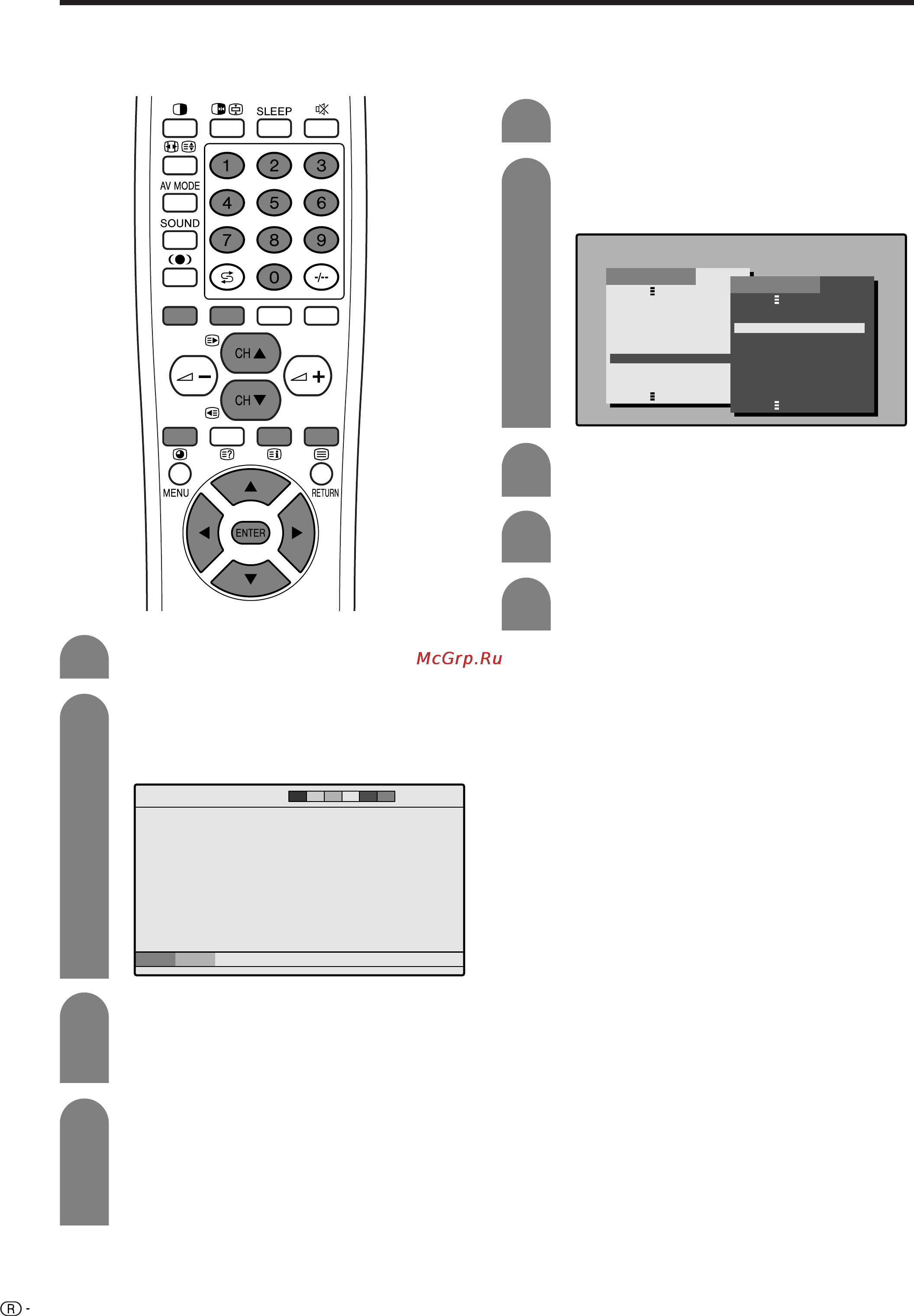 Sharp LC-30HV4E [66/79] Отображение тематических заголовков
