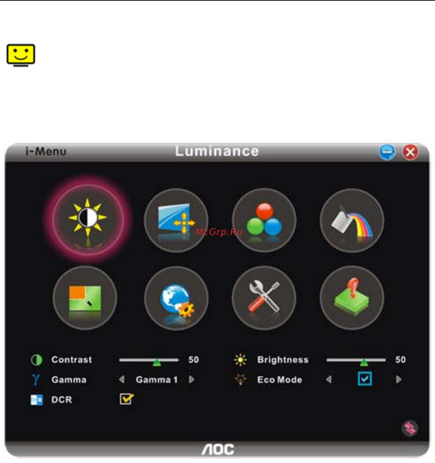 AOC E943FWS [48/61] I menu