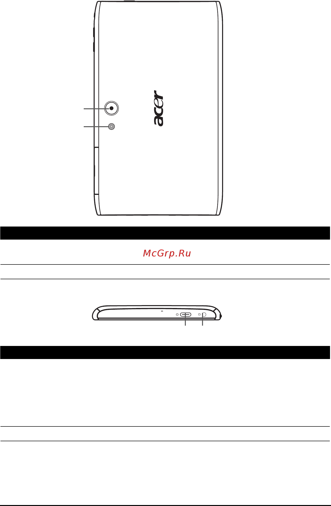 Acer Iconia TAB A101 A101 8GB Blue [10/87] Вид сзади вид